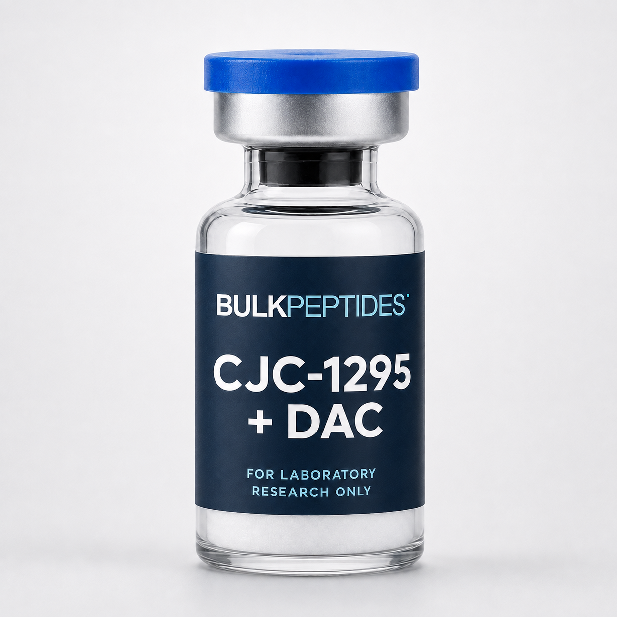 Bulk Peptides CJC-1295 + DAC laboratory research vial label illustration