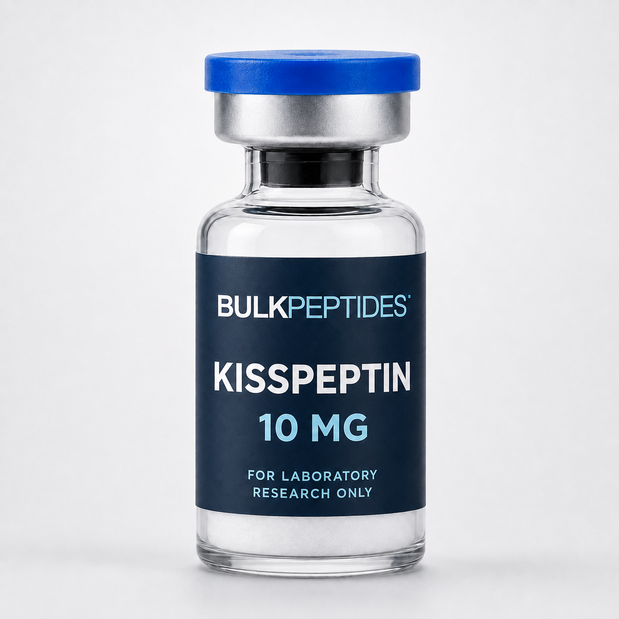 Bulk Peptides Kisspeptin 10 MG laboratory research vial label illustration