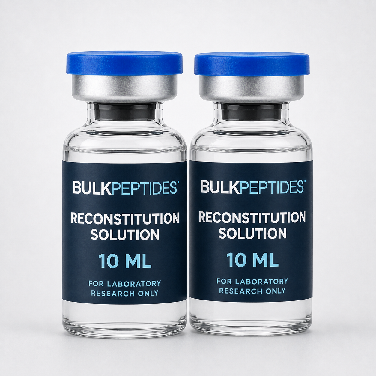 Bulk Peptides RECONSTITUTION SOLUTION laboratory research product label illustration