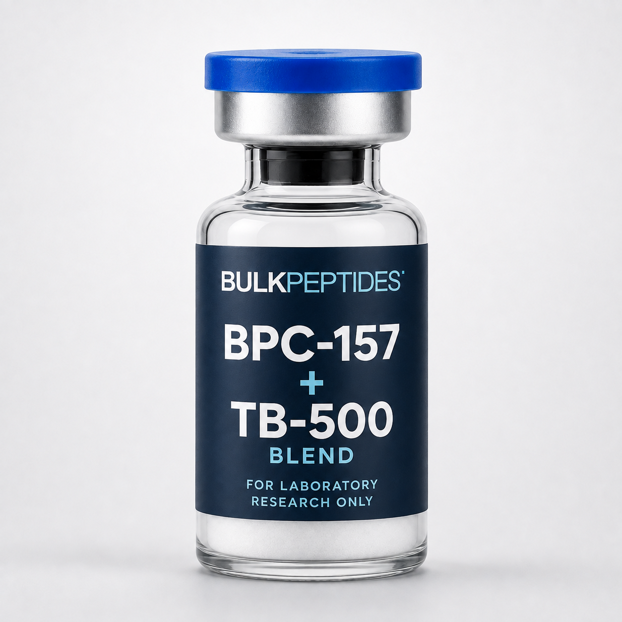 Bulk Peptides BPC-157 + TB-500 laboratory research product label illustration