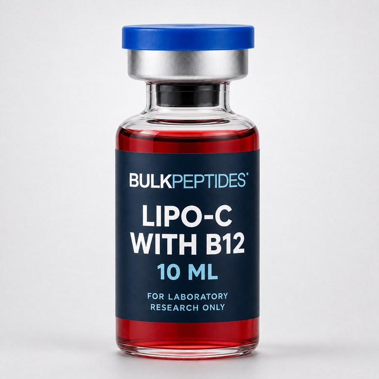 Bulk Peptides LIPO-C WITH B12 laboratory research product label illustration