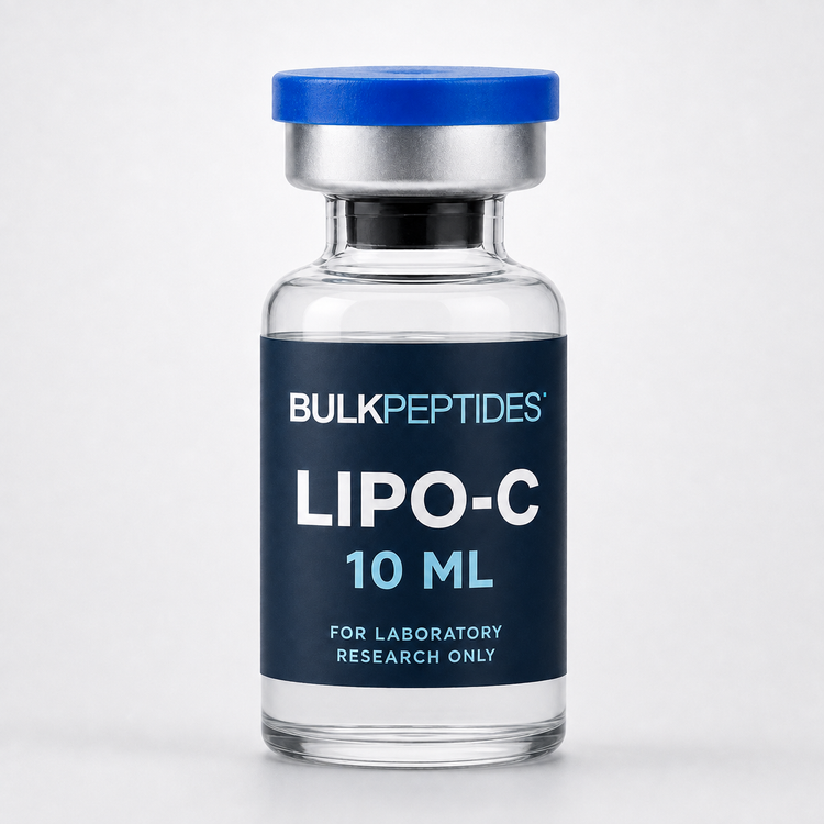 Bulk Peptides Lipo-C 10 ML laboratory research vial label illustration
