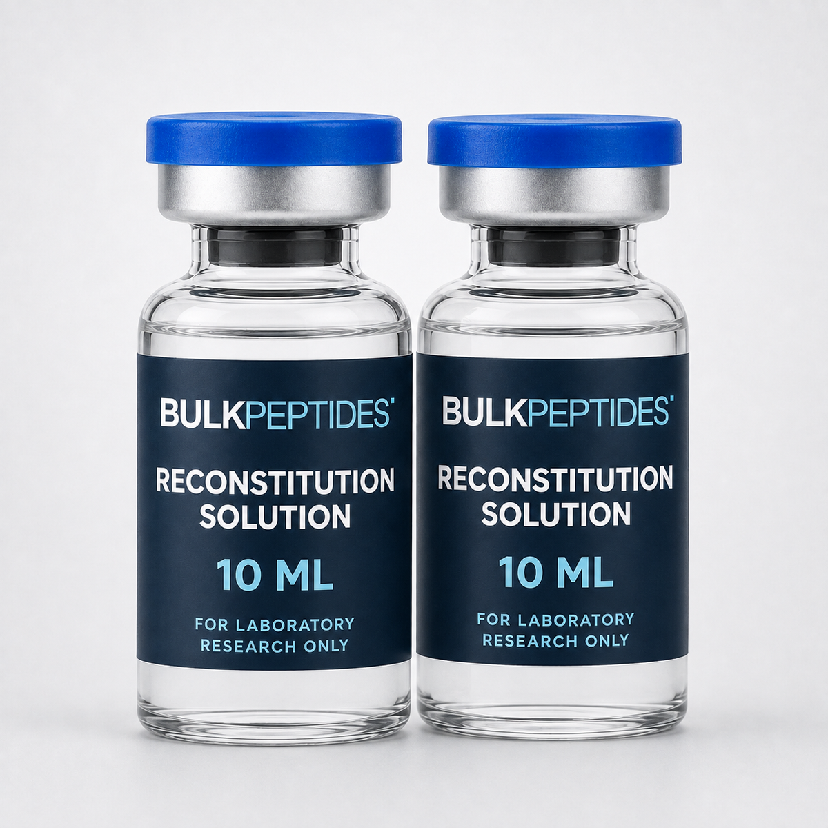 Bulk Peptides RECONSTITUTION SOLUTION laboratory research product label illustration