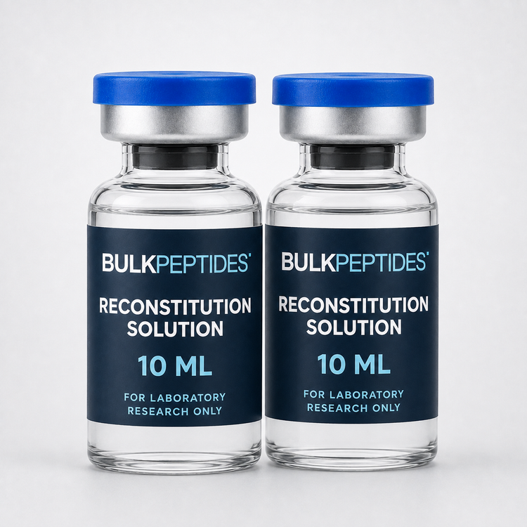 Bulk Peptides RECONSTITUTION SOLUTION laboratory research product label illustration